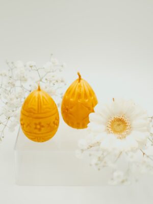 Pisanka - świeca z wosku pszczelego