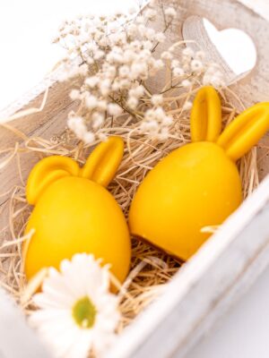 Świece Wielkanocne „To Ci dopiero Jajka” – 100% Wosk Pszczeli