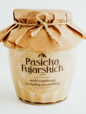 Miód rzepakowy ze skórką pomarańczy