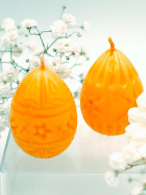 Pisanka - świeca z wosku pszczelego